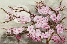 Click for more details of Branch of Sakura (cross stitch) by Golden Fleece