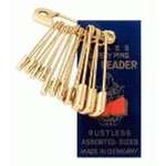 Click for more details of Brass Gold Coloured Safety Pins (miscellaneous) by Prym