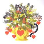 Click/tap for more details of Brass Jug (cross stitch) by Eva Rosenstand