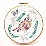 Click/tap for more details of Brave Sir Robin (cross stitch) by Peacock and Fig