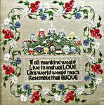 Click/tap for more details of Briarwood Sampler (cross stitch) by Rosewood Manor