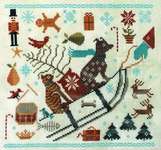 Click for more details of Bringing Christmas (cross stitch) by Carriage House Samplings