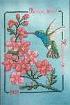 Click for more details of Broad-billed Hummingbird (cross stitch) by Crossed Wing Collection