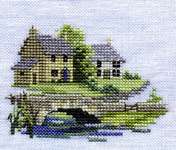 Click/tap for more details of Brookside (cross stitch) by Rose Swalwell