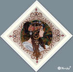 Click for more details of Brunette  (cross stitch) by Merejka