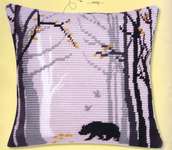 Click for more details of Bruno Cushion Front (tapestry) by Vervaco