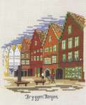 Click for more details of Bryggen Bergen (cross stitch) by Permin of Copenhagen