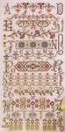 Click/tap for more details of Bucklebury Sampler (cross stitch) by Rosewood Manor