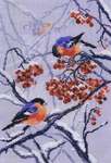 Click for more details of Bullfinches and Rowan Berries (cross stitch) by RTO