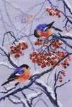 Bullfinches and Rowan Berries