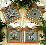Click/tap for more details of Bumblebee Petites (cross stitch) by Little House Needleworks