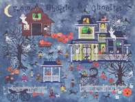 Click/tap for more details of Bump N 'D Knight Farm (cross stitch) by Praiseworthy Stitches