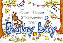 Click for more details of Bunny Love Boy (cross stitch) by Bothy Threads