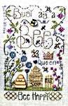 Click/tap for more details of Busy Notes (cross stitch) by Shepherd's Bush