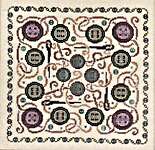 Click/tap for more details of Button, Button (cross stitch) by Ink Circles
