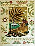 Click/tap for more details of By the Bay Quaker Sampler (cross stitch) by By The Bay Needleart