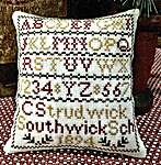 Click for more details of C Strudurick 1894 Christmas Sampler (cross stitch) by The Scarlett House