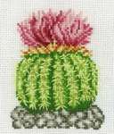 Click for more details of Cactus with Pink Flowers (cross stitch) by Permin of Copenhagen