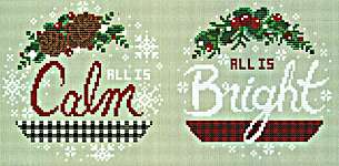 Click for more details of Calm and Bright (cross stitch) by Erin Elizabeth Designs