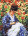 Click for more details of Camille Monet after Claude Monet's Painting (cross stitch) by Riolis