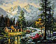 Click for more details of Campers Cabin (cross stitch) by Luca - S