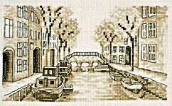 Click for more details of Canal (cross stitch) by Permin of Copenhagen