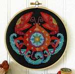 Click/tap for more details of Cancer (cross stitch) by Satsuma Street