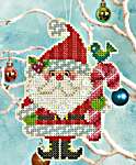 Click for more details of Candy Claus Ornament (cross stitch) by Satsuma Street