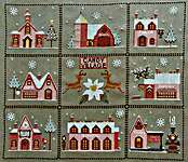 Click for more details of Candy Village Christmas (cross stitch) by Twin Peak Primitives