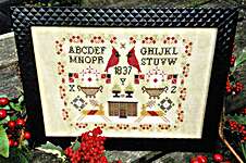 Click for more details of Cardinal Sampler (cross stitch) by Twin Peak Primitives