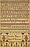 Click/tap for more details of Caroline Page 1832 (cross stitch) by Hands Across the Sea Samplers