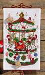 Click for more details of Carousel Advent Calendar (cross stitch) by Permin of Copenhagen