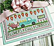 Click/tap for more details of Carrot Farm (cross stitch) by Primrose Cottage Stitches