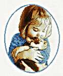 Click/tap for more details of Cat Cuddles (cross stitch) by Vervaco