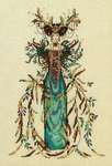 Click/tap for more details of Cathedral Woods Goddess (cross stitch) by Mirabilia Designs