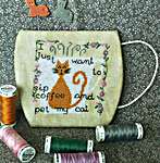 Click for more details of Cats And Coffee (cross stitch) by Romy's Creations