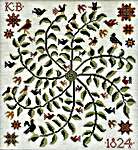 Click/tap for more details of Caught In The Swirl (cross stitch) by Kathy Barrick