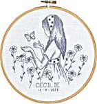 Click/tap for more details of Cecilie (cross stitch) by Permin of Copenhagen