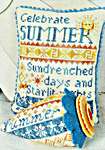 Click/tap for more details of Celebrate Summer (cross stitch) by Erica Michaels