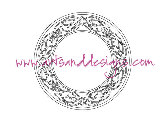 Click for more details of Celtic Circle Digital Stamp (digital downloads) by Julie Lynes