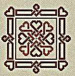 Click for more details of Celtic Hearts (cross stitch) by Happiness is Heart Made