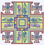 Click for more details of Celtic Jerusalem Cross (cross stitch) by Mike Vickery