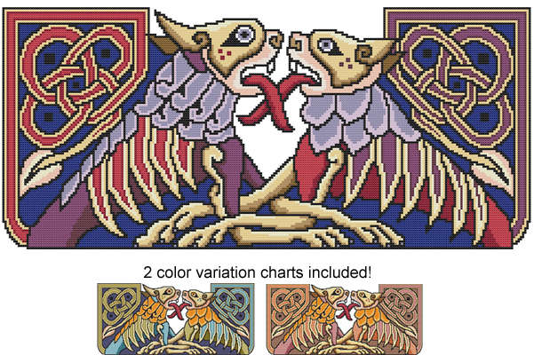 Click/tap for more details of Celtic Lions Cushions (digital downloads) by EolasNanSul