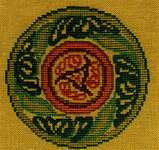 Click/tap for more details of Cercle Celtique   (Celtic Circle) (cross stitch) by Nimue Fee Main