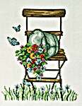Click for more details of Chair with Flowers (cross stitch) by Permin of Copenhagen
