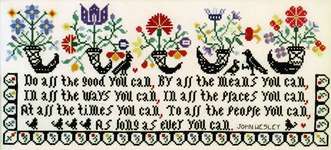 Click/tap for more details of Charity (cross stitch) by Rosewood Manor