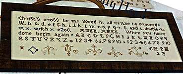 Click/tap for more details of Charlotte & Polly Hard (cross stitch) by Erica Michaels
