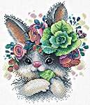Click for more details of Charming Rabbit (cross stitch) by MP Studios