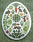 Click/tap for more details of Chasse Aux Oeufs (Egg Hunt) (cross stitch) by Jardin Prive
