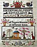 Click/tap for more details of Cherry Garden (cross stitch) by Twin Peak Primitives